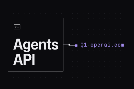Beleggraph: Agents API (KI-Tools), verbunden mit 1 Quelle: developers.openai.com